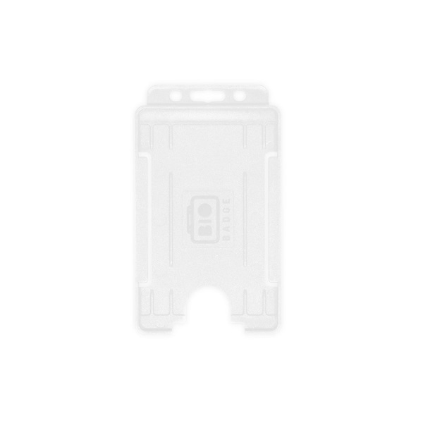 Bilde av Bio badge Cardholder/carrying face open plastic frosted/clear (vertical/portrait). 60270470 (DE,SE,NO,FI,RO,PL)