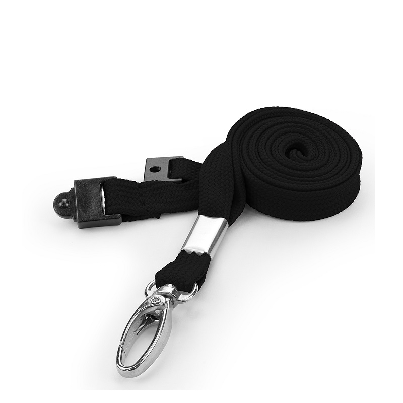 Bilde av Black tube lanyard / keyhanger 10 mm with metal lobster clip. 60270651 (DE,SE,NO,FI,RO,PL)